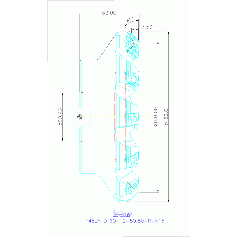 F45LN D160-12-50.80-R-N15