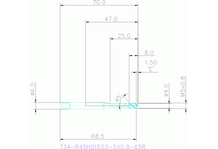 T34-R45H01E03-5X0.8-65R