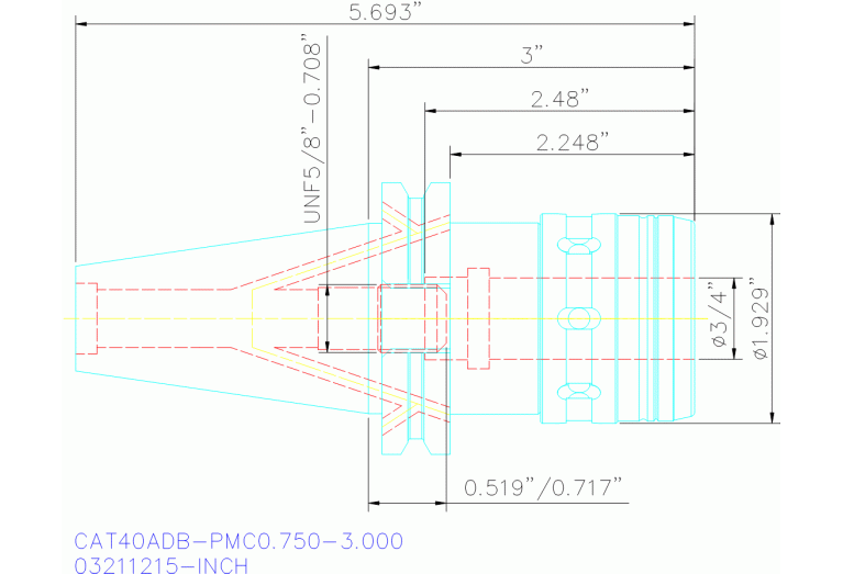CAT40ADB-PMC0.750-3.000