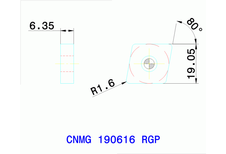 CNMG 190616 RGP TT8115