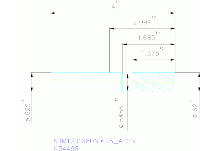 NTM1201X8UN.625 ALCRN