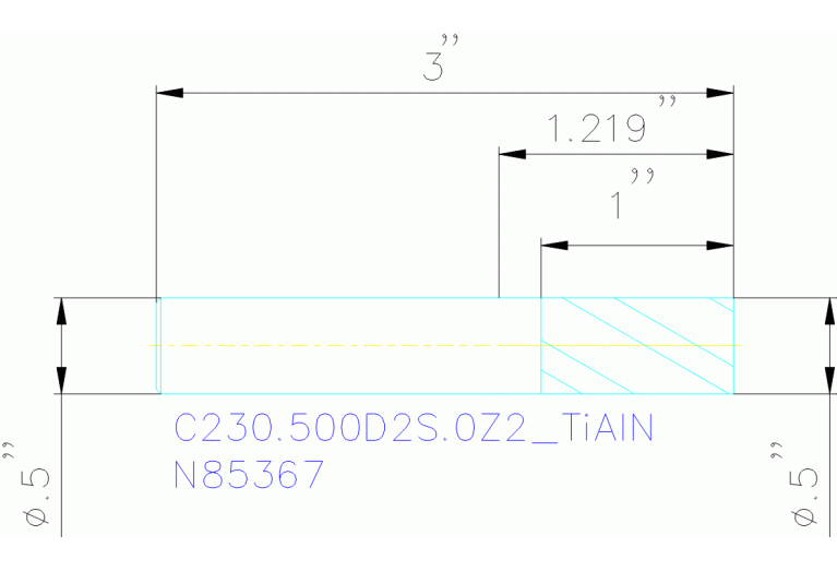 C230.500D2S.0Z2 TIALN