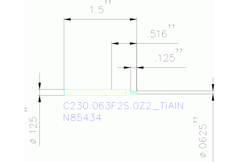 C230.063F2S.0Z2 TIALN