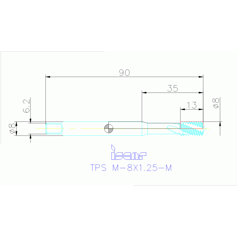 TPS M-8X1.25-M HE