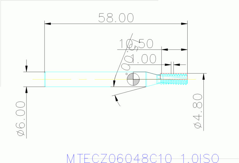 MTECZ 06048C10 1.0ISO IN2005
