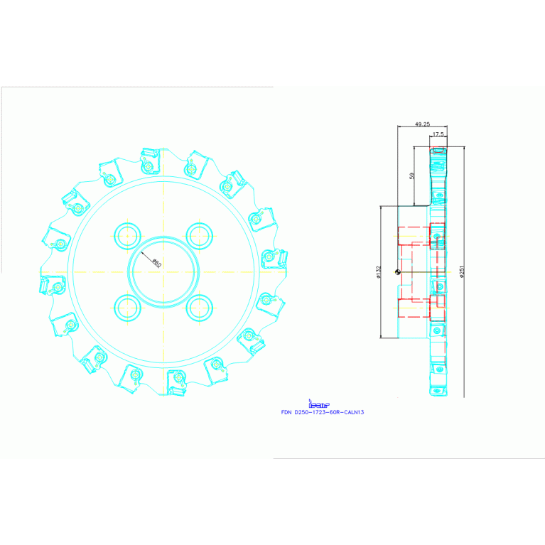 FDN D250-1723-60R-CALN13