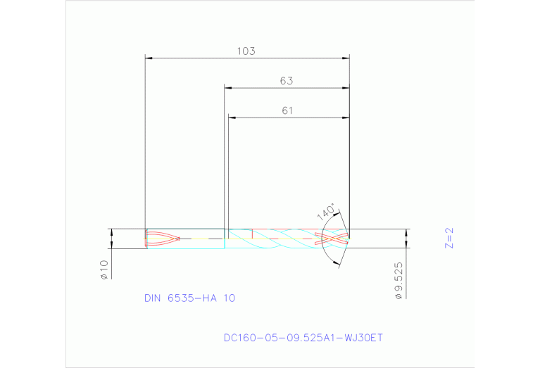 DC160-05-09.525A1-WJ30ET