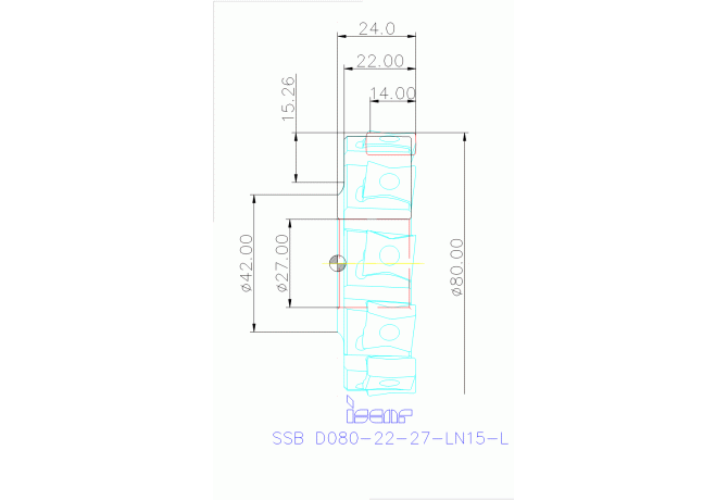 SSB D080-22-27-LN15-L