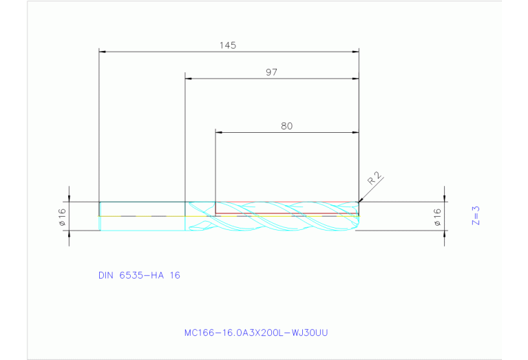 MC166-16.0A3X200L-WJ30UU