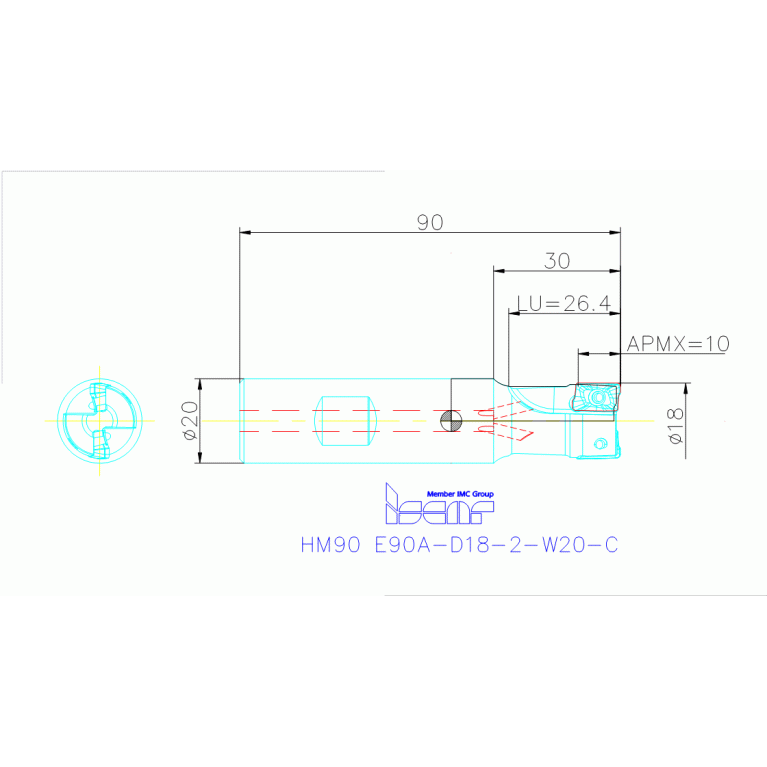 HM90 E90A-D18-2-W20-C