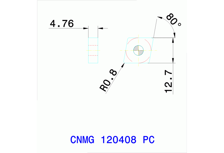 CNMG 120408 PC TT9235
