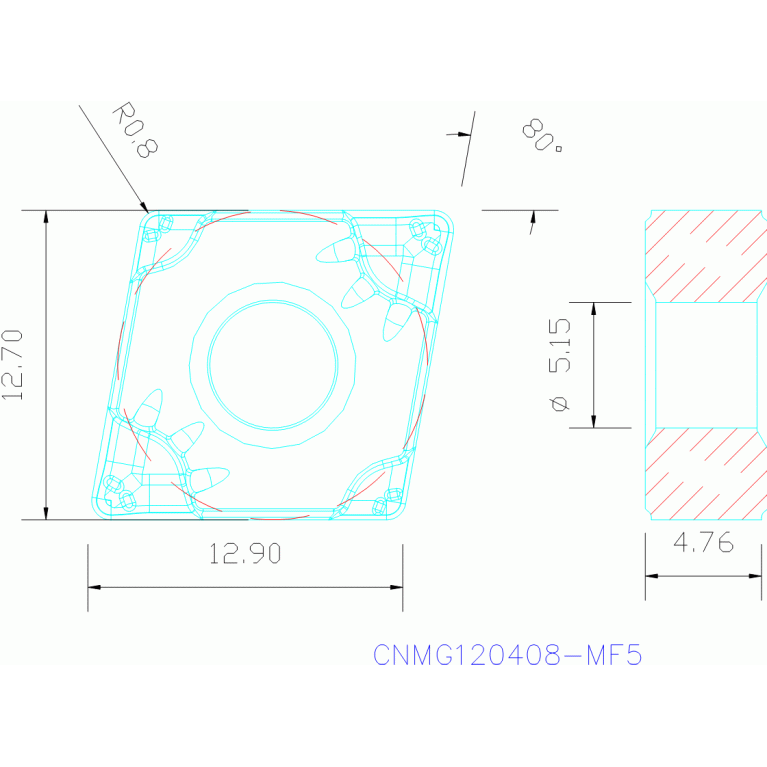 CNMG120408-MF5 TH1500