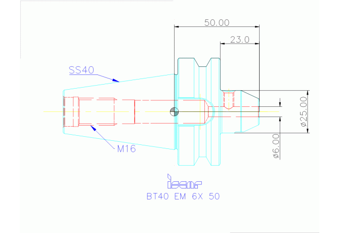 BT40 EM 6X 50