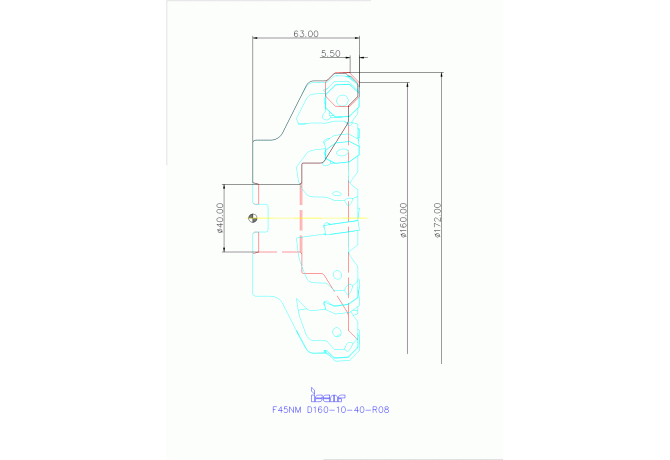 F45NM D160-10-40-R08
