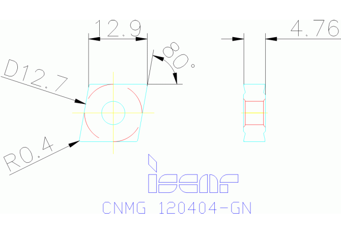 CNMG 120404-GN IC8250