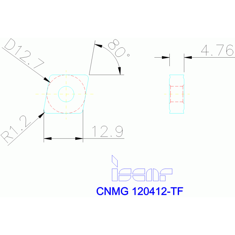 CNMG 120412-TF IC9150