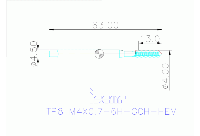 TPG M-4X0.7-H HE