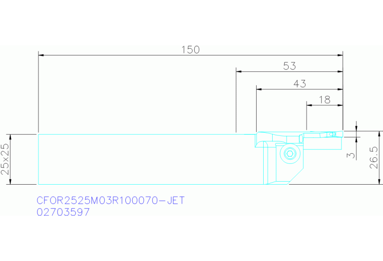 CFOR2525M03R100070-JET