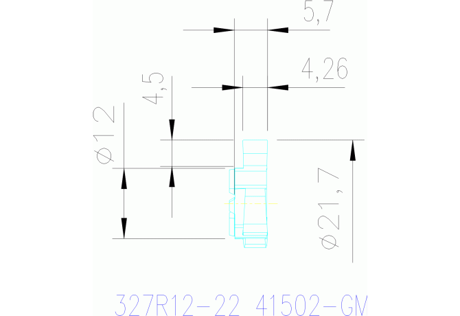 327R12-22 41502-GM 1025