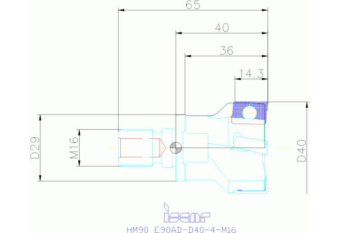 HM90 E90AD-D40-4-M16