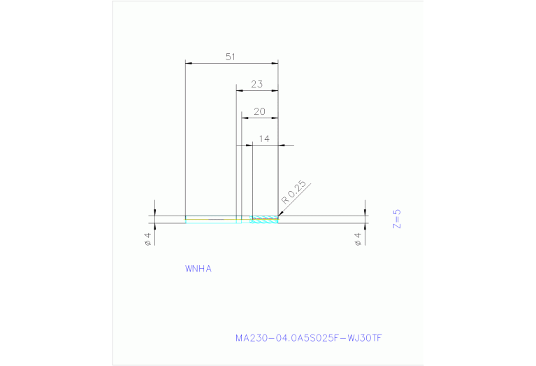 MA230-04.0A5S025F-WJ30TF