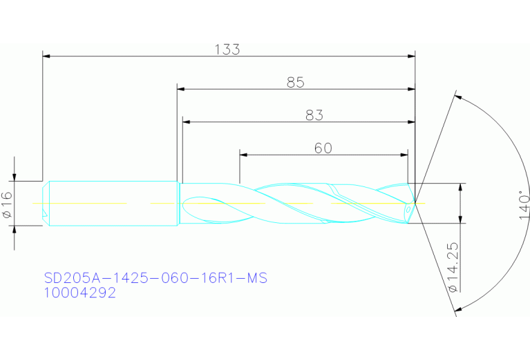 SD205A-1425-060-16R1-MS