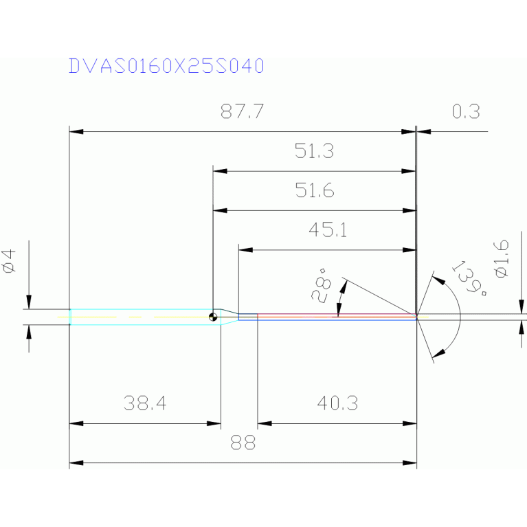 DVAS0160X25S040