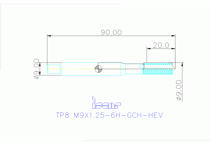 TP8 M9X1.25-6H-GCH-HEV