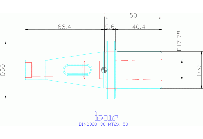 DIN2080 30 MT2X 50