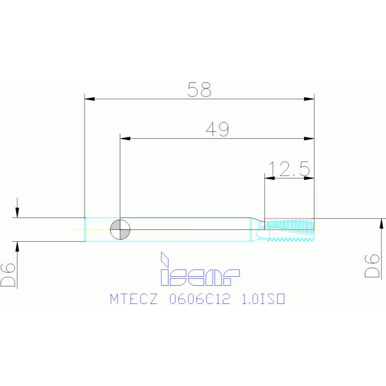 MTECZ 0606C12 1.0ISO IC908
