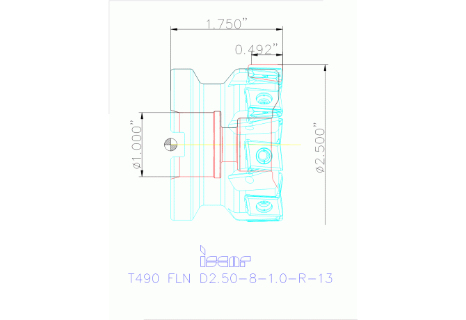 T490 FLN D2.50-8-1.0-R-13
