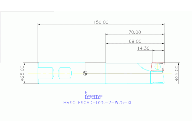 HM90 E90AD-D25-2-W25-XL