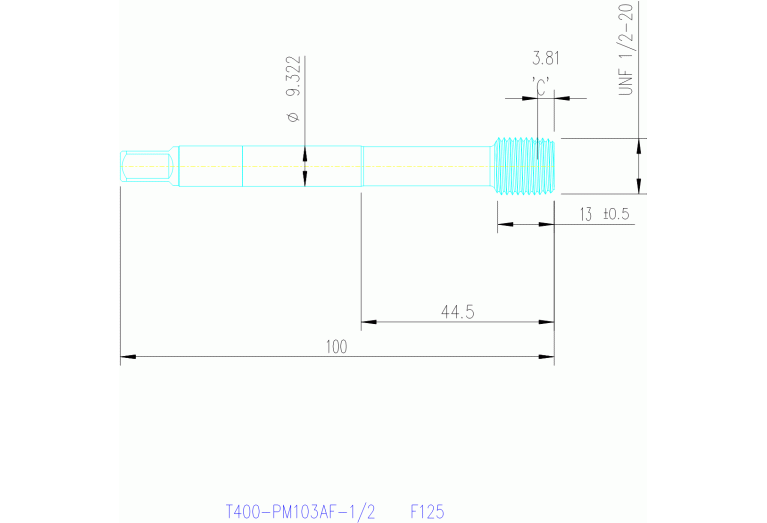 T400-PM103AF-1/2 F125