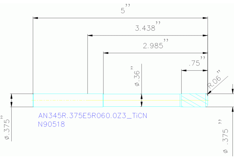 AN345R.375E5R060.0Z3 TICN