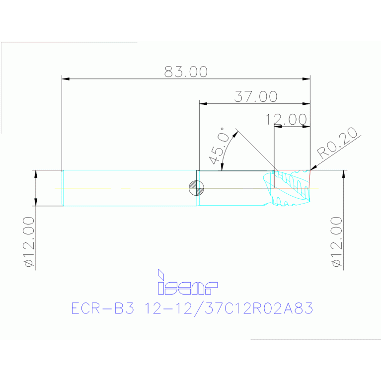 ECR-B3 12-12/37C12R02A83 IC08