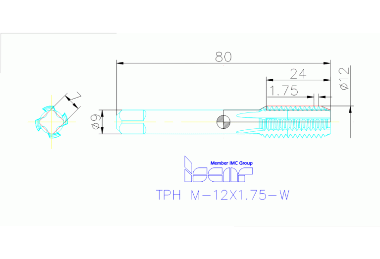 TPH M-12X1.75-W HS