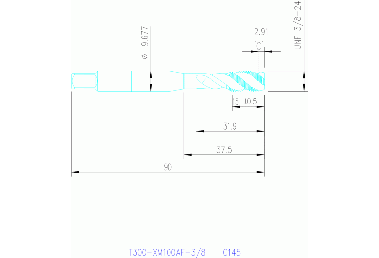 T300-XM100AF-3/8 C150