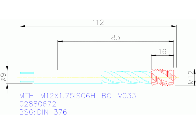 MTH-M12X1.75ISO6H-BC-V033