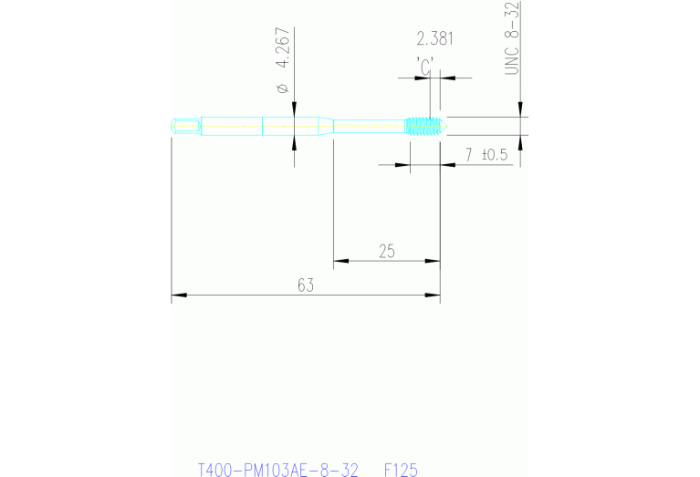T400-PM103AE-8-32 F125