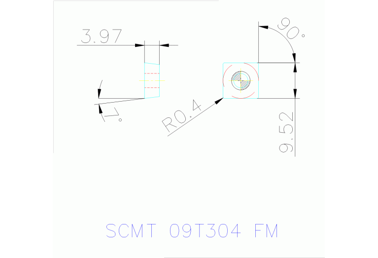 SCMT 09T304 FM CT3000