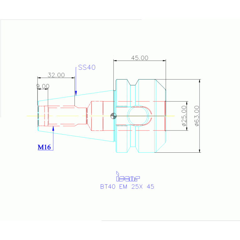 BT40 EM 25X 45