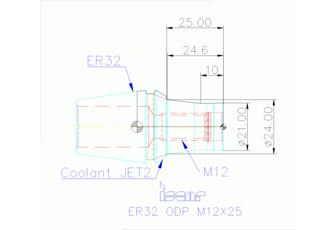 ER32 ODP M12X25
