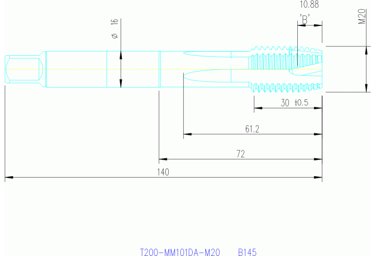 T200-MM101DA-M20 B145