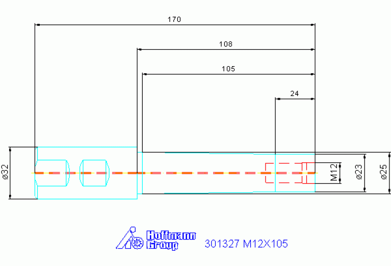 301327 M12X105