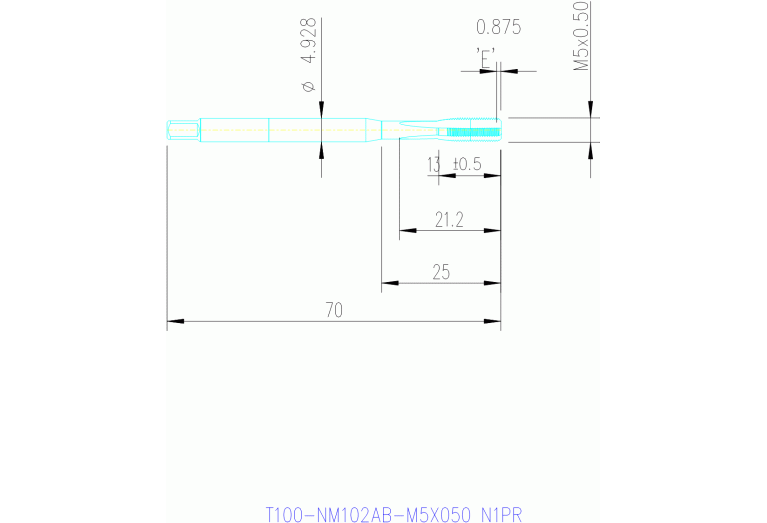 T100-NM102AB-M5X050 N1PR