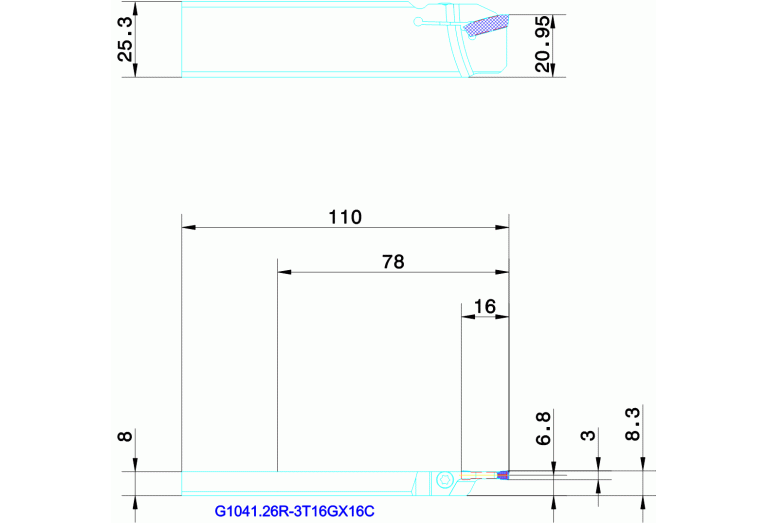 G1041.26R-3T16GX16C