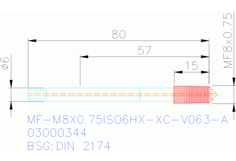 MF-M8X0.75ISO6HX-XC-V063-A