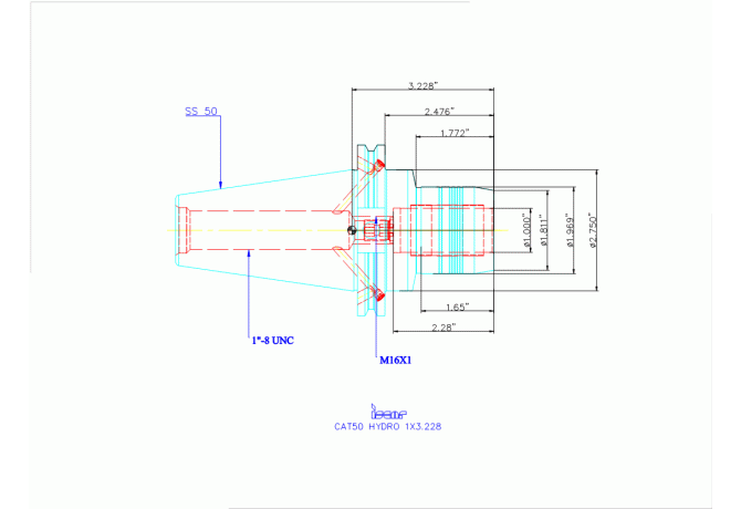 CAT50 HYDRO 1X3.228