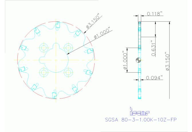 SGSA 80-3-1.00K-10Z-FP
