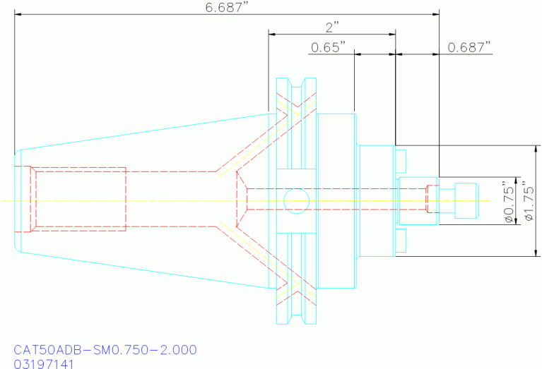 CAT50ADB-SM0.750-2.000-L1